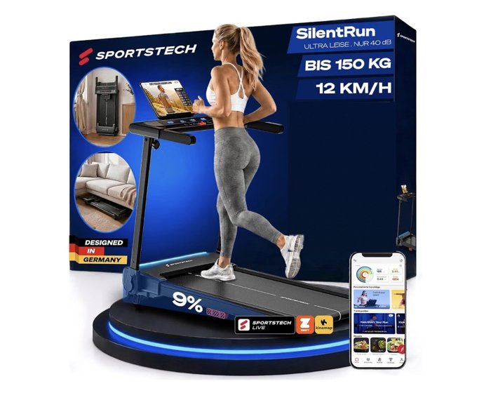 Sportstech Laufband für Zuhause, klappbar